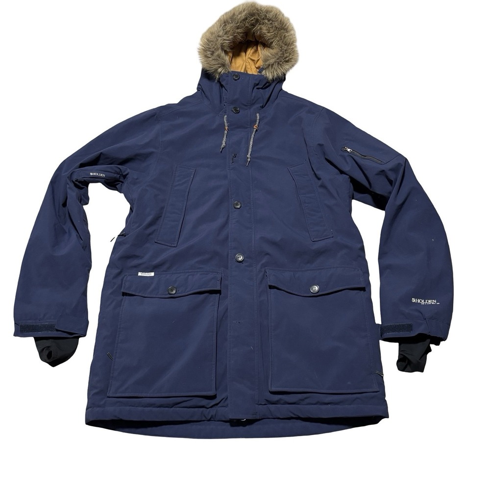 Holden Women's Navy‎ Blue Ski Parka Jacket Size XL 24 x 37 *Flawed*